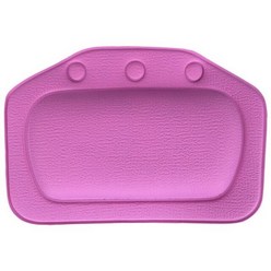 HILIFE-목 욕조 쿠션 21x31cm 부드러운 머리 받침 스파 목욕 베개 PVC 흡입 컵 포함 목욕 액세서리, 03 Purple