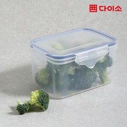 [다이소]쿨맥시 직사각 밀폐용기 15호 900ml -56403, 1개