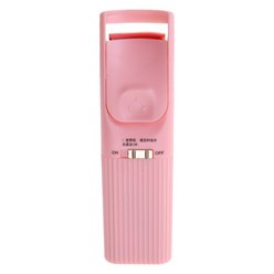 오래 지속되는 USB/배터리 가열 된 속눈썹 컬러 여성을위한 빠른 자연 컬링, 분홍색, 충전식