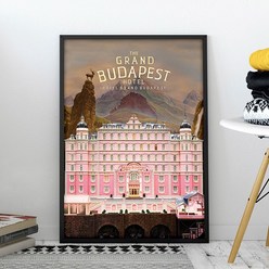 포스터나인 그랜드 부다페스트 호텔 포스터 영화 인테리어 브로마이드 대형 액자, 02_부다페스트호텔