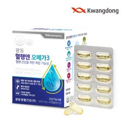 광동생활건강 [광동] 혈행엔 오메가3 1000mg x 60정(2개월분), 1개, 60정