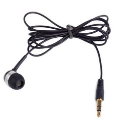 이어폰Y잭 3.5mm 단면 모노 와이어 이어폰 이어 버드 범용 이어폰 블랙 헤드셋 휴대 전화 컴퓨터 MP3, 01 1, 01 1