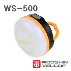 [우신벨로프] WS-500 오렌지텐트등 5핀충전식 캠핑랜턴, 단품, 1개입