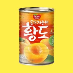 동원 지중해 황도 통조림, 410g, 4개