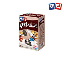 [동서식품] 제티 쿠키앤초코 스틱 340g(17gx20개입), 340g, 20개입, 1개