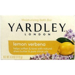 Yardley London 레몬 버베나 천연 모이스처라이징 목욕 바 120.5g(4.2온스)
