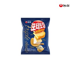 농심 포테토칩 트리플치즈맛 50g / 치즈 단짠, 5개