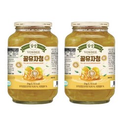 대용량 국산 국내산 꽃샘 본비 유자청 꿀유자청 액상 유자차 유자청 액상 병 2kg x 2개 4kg 대용량