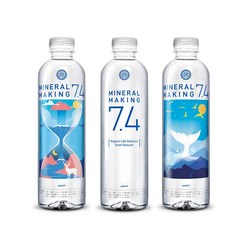 미네랄메이킹7.4 천연 알칼리수 미네랄워터 500ml US-FDA인증 건강한 물 PH7.4, 20개