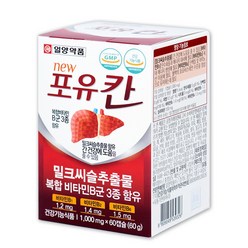 일양약품 포유칸 밀크씨슬 간영양제 실리마린, 1개, 60정