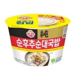 오뚜기 순후추 순대국밥, 290.5g, 12개