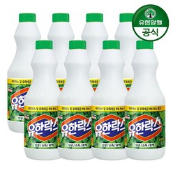 유한락스 후레쉬, 1L, 8개