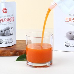 [김재식헬스푸드] 토마토 사과 당근즙 100ml 30팩, 1개