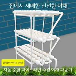 모종 트레이 모종판 육묘 파종 모판 새싹 식물 수경 재배, 3단 야채 파종기