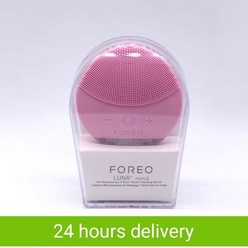 Foreo Luna 미니 2 전기 페이셜 마사지 실리콘 미니2 리얼 로고 USB 충전 방수 레벨 8, pink