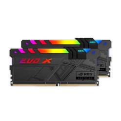 게일 DDR4 PC4-25600 CL16 EVO X II ROG RGB 8GB 램 데스크탑용 GREXSR416GB3200C16ADC 2p