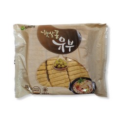 신미 햇살콩 사각유부 300g 초밥 유부주머니 고명용, 53개