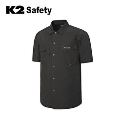 K2 SH-2401 (BK) 반팔셔츠 단체복 근무복 워크웨어 여름유니폼