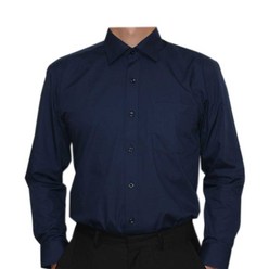 감탄사 남성용 레미지오 일자핏 긴팔 베이직 셔츠