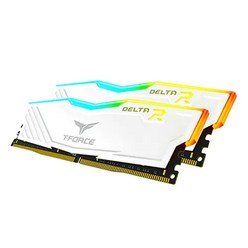 TeamGroup T-Force DDR4-3600 CL18 Delta RGB 화이트 패키지 16GB(8Gx2), TeamGroup T-Force DDR4-3600 CL18 Delta RGB 화이트 패키지 (16GB(8Gx2))