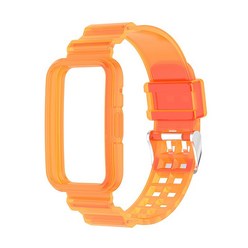 Huaweiwatch Fit 2 Bracelet Sport Smart Watch TPU 밴드 방지 스크래치 스웨트 방지 스트랩을위한 2 개의 팔찌 스포츠, 주황색