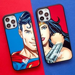 [DC]슈퍼맨 원더우먼 갤럭시S 아이폰 노트 시리즈 커플 케이스, 갤럭시S23 울트라