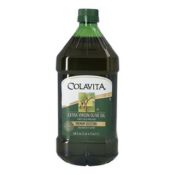 Colavita Extra Virgin Olive Oil First Cold Pressed 68 Fl Oz 콜라비타 엑스트라 버진 올리브 오일 퍼스트 콜드 프레스 2L, 1개