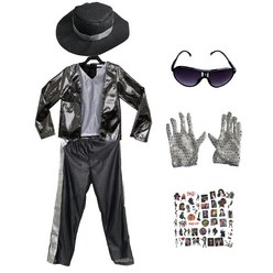 마이클잭슨 무대 의상 MJ 마이클 잭슨 코트 재킷 장갑 파티 코스프레 의상 코스튬 세트생일 선물