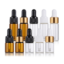 다올마켓 스포이드공병 5ml 10ml 아로마 에센스 디퓨저 유리공병 오일공병, 10 - 10ml 흰색고무/골드캡/투명용기, 1개