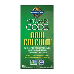 칼슘 Garden of Life 가든 오브 라이프 비타민 코드 로우 칼슘 120 베지캡슐 Vitamin Code Raw Calcium 120 Vegetarian Capsules, 1개