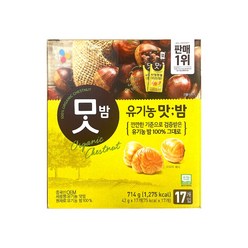 맛밤 유기농, 42g, 17개