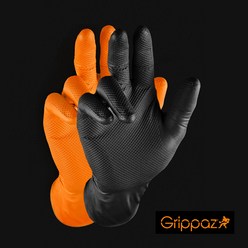 Grippaz 그리파즈 글러브 니크릴장갑 블랙 XL, 1박스