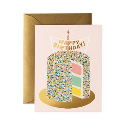 라이플페이퍼 Layer Cake Card 생일 카드, 단품