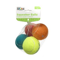 하운드 테니스볼 애견장난감 놀이볼4P (medium size)