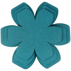 레이크 블루 냄비 및 팬 프로텍터 세트 12 3 가지 크기 두꺼운 펠트 패드 조리기구 보호, [01] green, [01] M