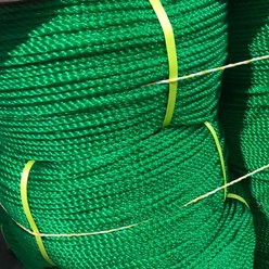 신한로프 PE ROPE 피이로프 녹색 5mm 6mm 7mm 8mm 절단판매 묶음줄 빨래줄 캠핑줄 어망줄 포대묶음줄, 1개