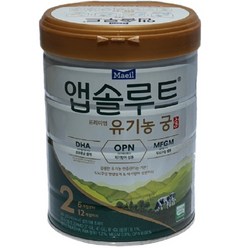 앱솔루트 유기농궁2단계 800g 1캔 -, 1개