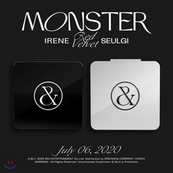 [CD] 레드벨벳-아이린&슬기 (Red Velvet - IRENE & SEULGI) - 미니앨범 1집 : Monster [버전 2종 중 랜덤발송] : *포스터 증정 종료