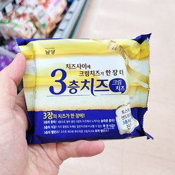 남양 치즈 사이에 크림치즈 32g x 7매 x 1개, 종이박스포장