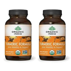 Organic India 오가닉인디아 터메릭 포뮬러 180베지캡슐, 2팩