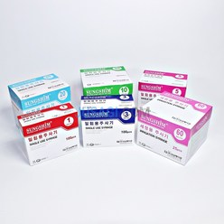 성심메디칼 일회용주사기(D/Syringe) 무침, 옵션1: 3cc(무침) 박스(100개), 1개