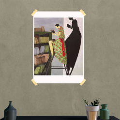 컨티뉴 책읽는 마녀 바스키아의 왕관 (종이 포스터 일러스트), A2(420x594mm)[시트지]