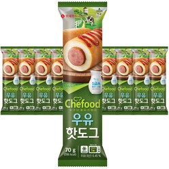 롯데 쉐푸드 우유핫도그70g(10입), (냉장)우유핫도그70g(10입), 70g