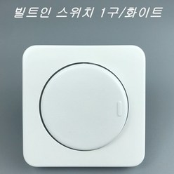 위너스 빌트인 1구스위치 화이트 나사식, 1개