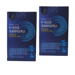 (약국정품) 비타민하우스 K-낙산균 프로바이오틱스 30포(1개월분), 60g, 2개