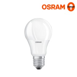 오스람 전구 LED 벌브 9W 주광색 프리볼트 삼파장 대체 램프, 9W 주광색(6500K), 1개