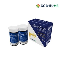 녹십자 최신혈당시험지1Box (50매) 유랩케어 글루코케어 당뇨시험지, 1개, G400