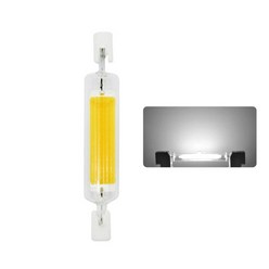 2pcs 하이라이트 R7S LED 램프 유리 COBs 경관 조명 홈 스쿨용 양끝 램프 수평 플러그 램프 78mm 118mm, B, CW