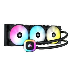 커세어 iCUE H150 RGB 120mm 저소음 3팬 CPU쿨링 수냉쿨러