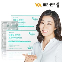 비타민마을 더블유 인케어 프로바이오틱스 여성 질 유래 유산균 30캡슐 X 2박스